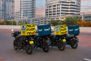Flyby and noon partner to introduce a new mobile digital Out-of-Home (DOOH) medium in the last-mile delivery space