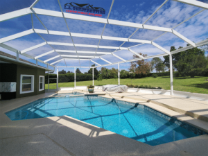 clearview pool cage project design of custom screen builders