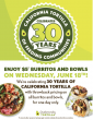 California Tortilla Celebrates 30th Anniversary with Throwback Prices