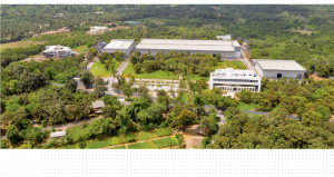 Aerial view of Coraplast's masterbatch production facility in India