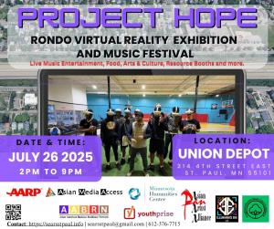 Flyer of the Project HOPE event