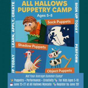Tired of choosing between sports drills and screen time for your child’s summer plans? This June, All Hallows Episcopal Church invites families to break the mold with a Puppetry Summer Camp—a joyful, hands-on creative experience designed just for kids ages 5 to 10