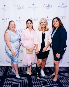 Maria Luker, ACF Development Coordinator, Nora Huempfner, Program Director/ Board Member Chasin A Dream Foundation, Lori Griffith, Founder of Chasin A Dream Foundation, and Rebecca Divine, ACF Executive Directo