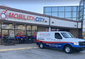 Photo of the Storefront and Van at Mobility City of New Orleans, 3501 Severn Avenue ,Suite 3B/C, Metairie, LA 70002, (504)318-3190