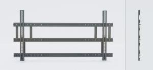 CAD rendering of Universal 158 adjustable mounting bracket system for flat panel displays that weigh up to 425 lbs