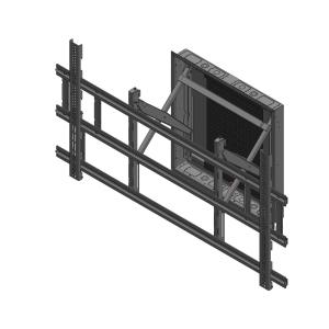 Universal 158 Mounting System on rp visual solutions Wallmate In-Wall Flat Panel Display Mount