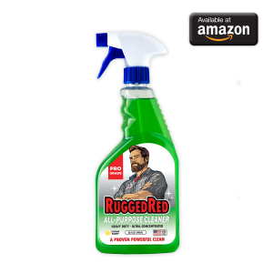 Rugged Red All-Purpose Cleaner, Rugged Red Heavy-Duty Degreaser, Rugged Red Non-Toxic Multi-Surface Spray, Rugged Red Eco-Friendly All-Purpose Cleaner, Rugged Red Stain & Odor Remover, Rugged Red Window Glass and Mirror Cleaner