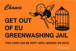 Get out of EU greenwashing jail