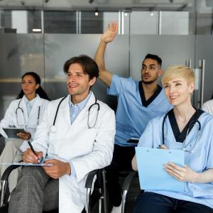 multiracial-team-of-doctors-having-professional