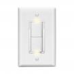 LIDER Unveils Dual Rocker Slide LED Dimmer: Two Lights, One Sleek Solution