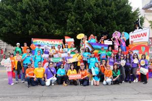 The Taiwan Tourism contingent at LA Pride 2025