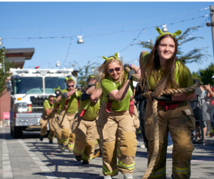 Team Shrek Pulling In The Shawn Mathieson First Responder Challenge