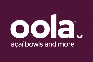 White Oola Logo Purple Background