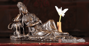 Brass Kwan Yin Statue