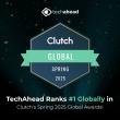 TechAhead Awarded #1 Global Ranking in Clutch's Spring 2025 App Development Awards