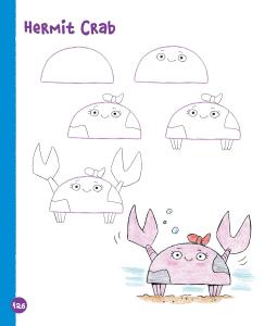 Drawing Cute Animals Shape by Shape by Christopher Hart (Interior page 126)