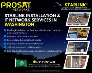 Starlink Installation and IT Network Services Washington