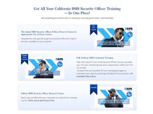 BSIS-Certified Security Guard Courses Now Offered Statewide