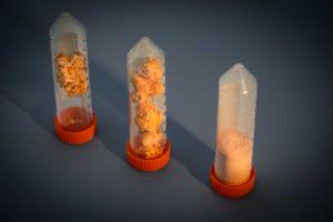 EmberX Fireproof Crystals prior to being formed for use