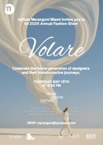 Volare Fashion Show Invitation