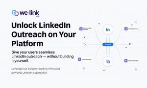 We-Link Unlock LinkedIn Outreach on Your Platform