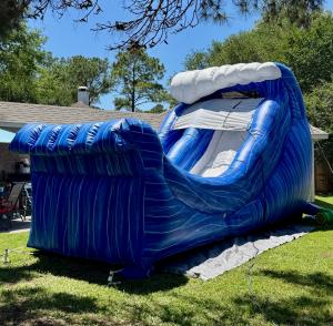 Wild Wave Water Slide rental in Houston from Dino Jump USA