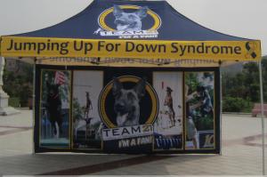 10x15 Custom Tent with logos