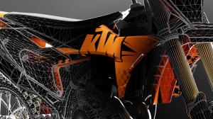 STK StickerStoke, a leader in software for 3D product customization and customer engagement, announces the addition of the 2024-2025 KTM SX series motocross bikes to its innovative platform, 3DCal This 3D rendering of the 2024-2025 KTM SX series showcases the platform’s precision technology, empowering riders to design hyper-realistic graphics with ease.
