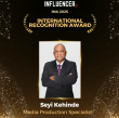 Seyi Kehinde Wins International Recognition Award as ‘Media Production Specialist’ at Influencer Magazine Awards 2025