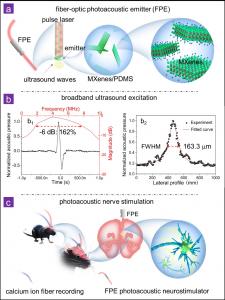 An implantable fiber-optic photoacoustic neurostimulator.