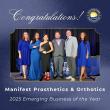 Manifest Prosthetics and Orthotics Honored as 2025 Emerging Business of the Year by South Tampa Chamber of Commerce