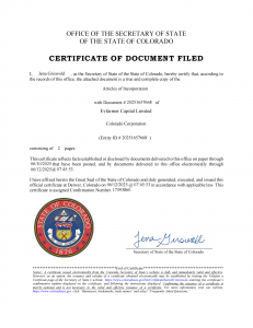Evfarmer US Registration Document