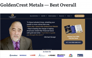 GoldenCrest Metals top gold and silver IRA company