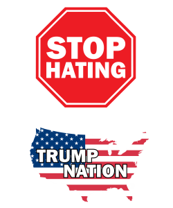 Stop Hating Trump Nation Logo