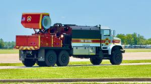 Team Wildfire's Hurricane demonstrates it's massive reach for wildfire suppression.