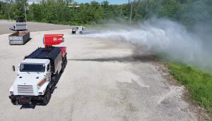 Team Wildfire's Hurricane demonstrates it's massive reach for wildfire suppression