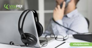 VitalPBX, a renowned innovator in unified communications, proudly improves their VitalPBX Enterprise Plan—a comprehensive communication solution meticulously crafted to address the evolving demands of enterprises in an increasingly interconnected and fast-paced global market men talking in a blur background with a phone
