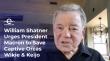 Star Trek icon William Shatner and EARTHDAY.ORG unite calling on President Macron to save captive orcas, Wikie and Keijo