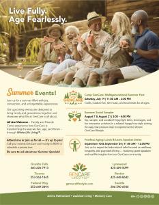 GenCare Lifestyle Summer Marketing Campaign