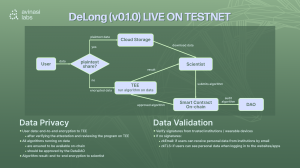 DeLong data flow architecture chart