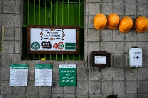Certification signs at hacienda La Arboleda