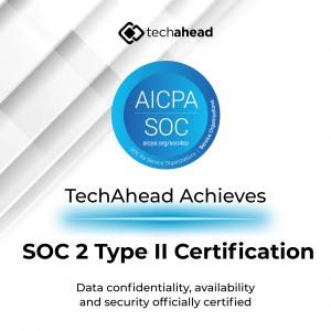 TechAhead Achieves SOC 2 Type II Certification