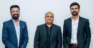 CEO - Prashant Kirtane (M) with Harsh vardhan Krishnawat (L) & Dipesh Pal (R)