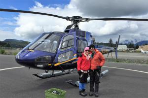 Michelle Valentine helicopter