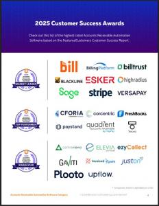 Today FeaturedCustomers published the Summer 2025 Accounts Receivable Automation Software Customer Success Report to give prospects better insight on which Accounts Receivable Automation Software would work best for their business according to real customer references
