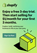 Shopify Launches 3-Month Trial for $1/Month to Support New Entrepreneurs