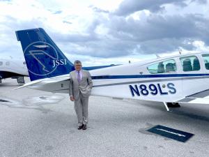 Lou with JSSI Livery Bonanza