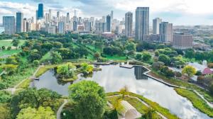 Chicago drone image