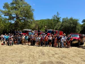 Residents in Napa County come together to learn about wildfire preparedness and connect with neighbors.