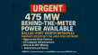 475 MW Behind‑the‑Meter Power Site in DFW Seeks Offtaker Amid Soaring Data Center Energy Needs